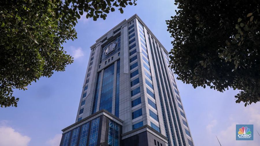 Suasana Gedung Kementerian Keuangan (Kemenkeu) di Jakarta, Rabu (10/1/2024). (²©²ÊÍøÕ¾/Faisal Rahman)