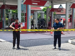Ledakan Terjadi di SPBU Undip Semarang!