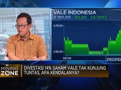 Video: Tarik Ulur Harga Divestasi 14% Saham Vale, Kapan Tuntas?