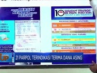 Video: 21 Partai Politik Indonesia Terindikasi Terima Dana Asing