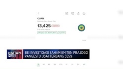 BEI Investigasi Saham Emiten Prajogo Pangestu Usai Terbang 355%