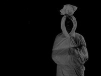 Ilutrasi pocong. (Istimewa)