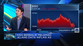 Video: Investor Nantikan Data Inflasi AS, IHSG Terseret ke Zona Merah