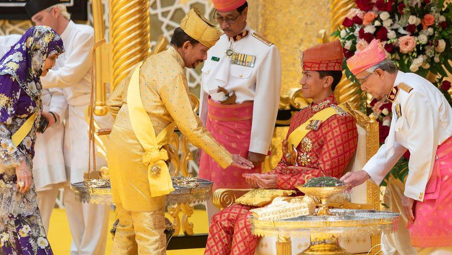 Pangeran Mateen dan Anisha Isa-Kalebic (Tangkapan layar instagram @rudolfportillo)