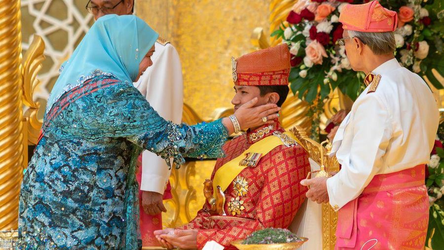 Pangeran Mateen dan Anisha Isa-Kalebic (Tangkapan layar instagram @rudolfportillo)