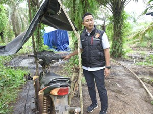 Polda Jambi Gerebek Tambang Minyak Ilegal, 3 Orang Ditangkap