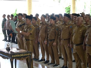 314 Kades di OKI Deklarasi Netralitas pada Pemilu dan Pilkada 2024