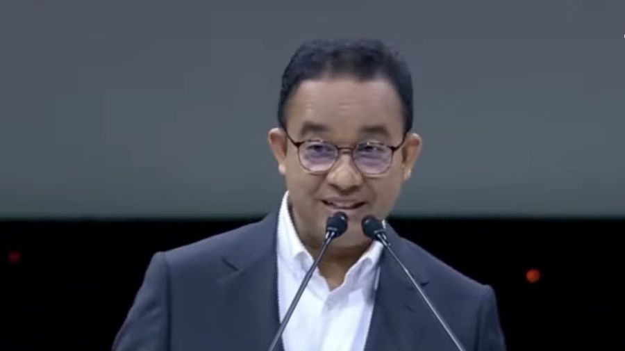Calon Presiden nomor urut 01, Anies Bswedaan saat menghadiri Dialog Capres Bersama Kadin. (YouTube/Kadin Inbdonesia)