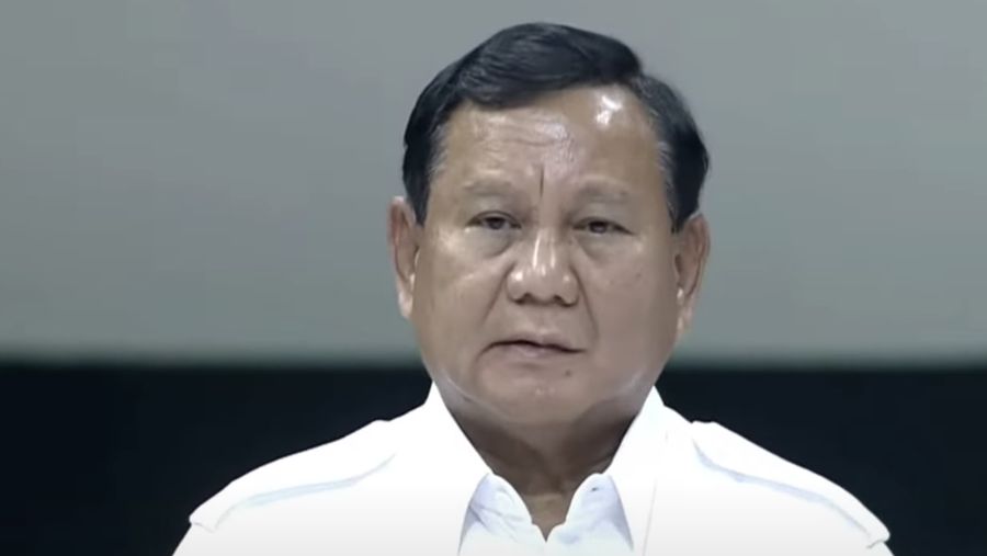Calon Presiden nomor urut 02, Prabowo Subianto saat menghadiri Dialog Capres Bersama Kadin. (YouTube/Kadin Inbdonesia)