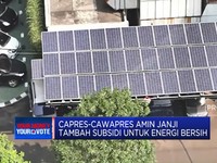 Video: Capres-Cawapres AMIN Janji Tambah Subsidi Untuk Energi Bersih