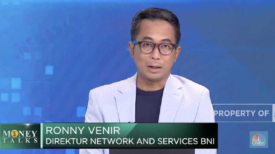 Direktur Networks & Services BNI, Ronny Venir. (CNBC Indonesia)