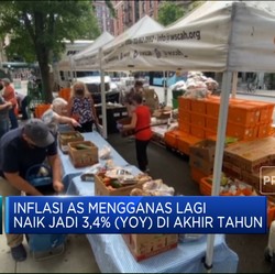 Video: Desember 2023, Inflasi AS Mengganas Lagi Naik Jadi 3,4% (yoy)