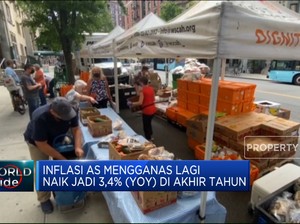  Desember 2023, Inflasi AS Mengganas Lagi Naik Jadi 3,4% (yoy)