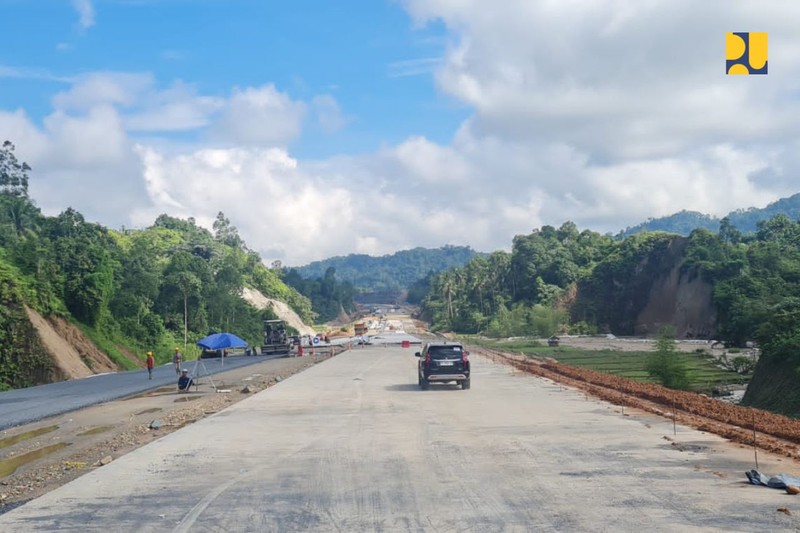 Pementerian PUPR Targetkan Jalan Tol Padang - Sicincin Fungsional Juli 2024. (Dok. PUPR)