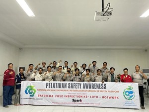 Tingkatkan Perlindungan Pekerja, PT GNI Gelar Pelatihan Safety Awareness
