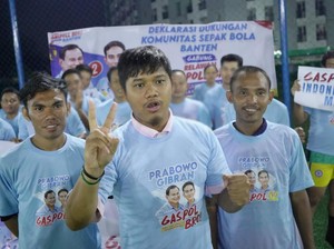 Komunitas Sepak Bola Banten Juga Ikut Gaspoll Bro, Siap Dukung Prabowo-Gibran