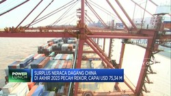 Surplus Neraca Dagang China Akhir 2023 Pecah Rekor, Capai USD 75,34 M