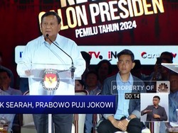 Video: Tak Searah, Prabowo Puji Jokowi