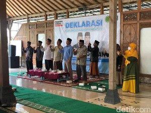 Guru Ngaji Nahdliyin DIY Deklarasi Dukung Prabowo-Gibran, Ini Alasannya