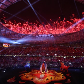Spektakuler! Potret Megahnya Pembukaan Piala Asia 2023 di Qatar