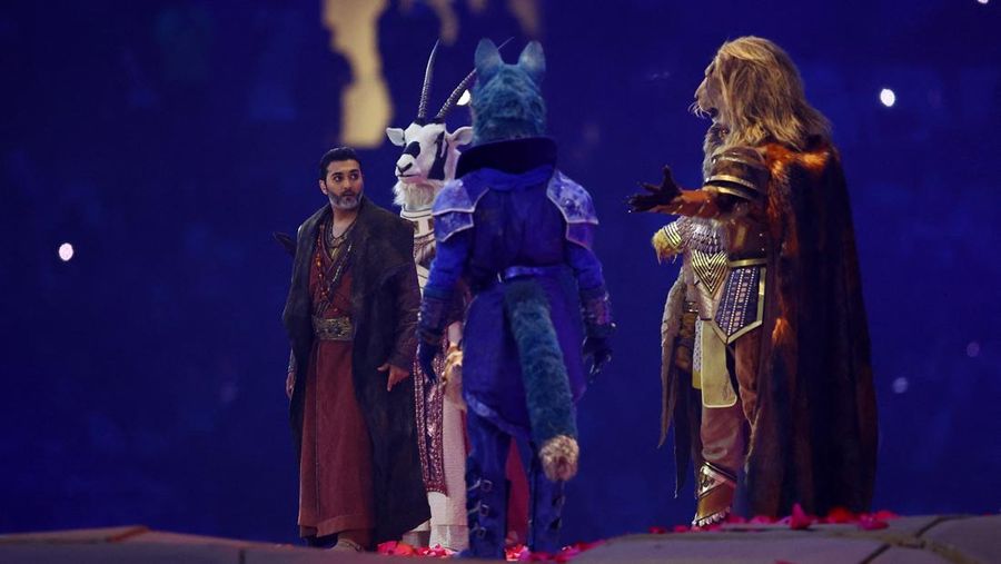 Pembukaan gelaran Piala Asia 2023 di Lusail Stadium, Lusail, Qatar pada Jumat (12/1/2024). (REUTERS/Ibraheem Al Omari)