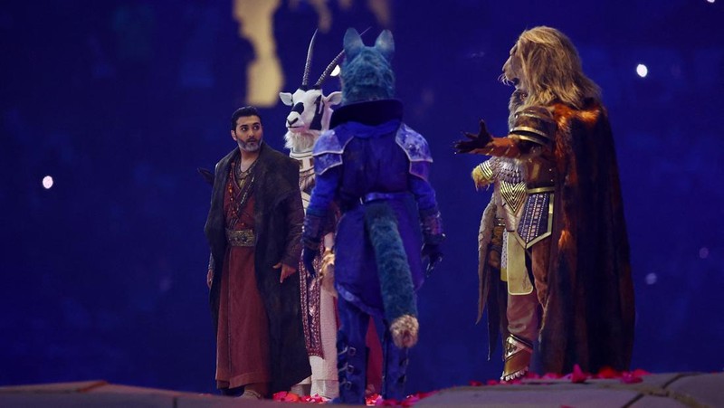 Pembukaan gelaran Piala Asia 2023 di Lusail Stadium, Lusail, Qatar pada Jumat (12/1/2024). (REUTERS/Ibraheem Al Omari)