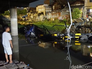 Perusahaan dari Trailer yang Terjun dari Tol Nyemplung ke Bozem Buka Suara