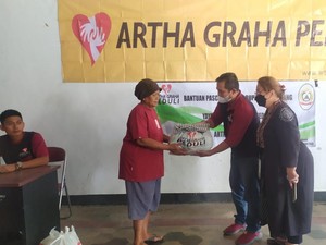 Artha Graha Peduli Salurkan Bantuan untuk Warga Terdampak Gempa Sumedang