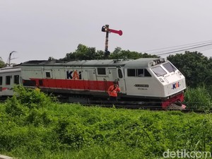 Jalur Tak Bisa Dilewati Imbas KA Pandalungan Anjlok di Sidoarjo