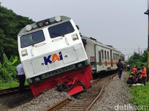 Kereta Pandalungan Anjlok, KAI Jamin Tak Ada Korban Jiwa!