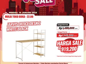 Diskon Melimpah! Beli Meja Kerja di Transmart Full Day Sale Hemat Rp 500 Ribuan