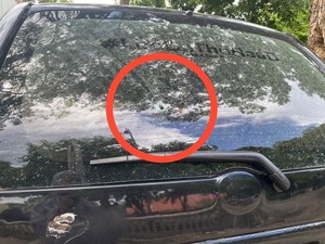 Penampakan Mobil Ketua Relawan Prabowo-Gibran Sulsel Ditembak OTK di Bantaeng