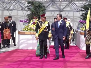 Jokowi Hadiri Royal Bersanding Ceremony Pangeran Brunei Abdul Mateen