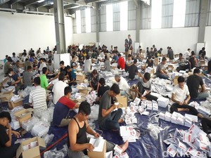 KPU Palembang Temukan Ratusan Surat Suara Basah-Rusak