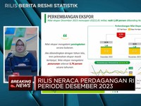 Video: BPS Catat Surplus Neraca Dagang Desember 2023 di USD 3,3 Miliar