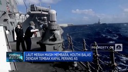 Laut Merah Masih Membara, Houthi Balas Dendam Tembak Kapal Perang AS
