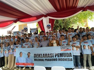 Pemuda Milenial Prabowo Indonesia Deklarasi Dukung Prabowo-Gibran