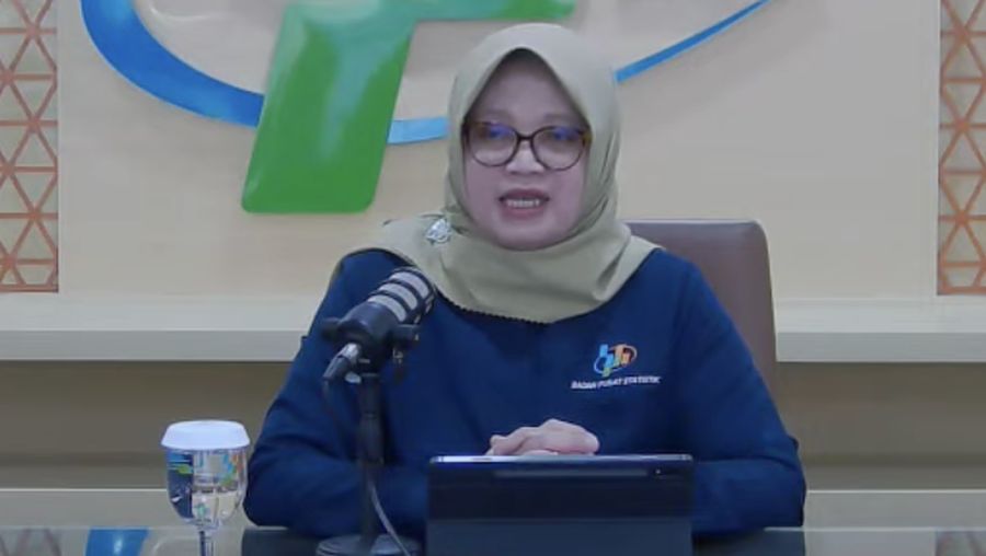 Deputi Bidang Statistik Distribusi dan Jasa BPS, Pudji Ismartini. (YouTube/BPS Statistics)