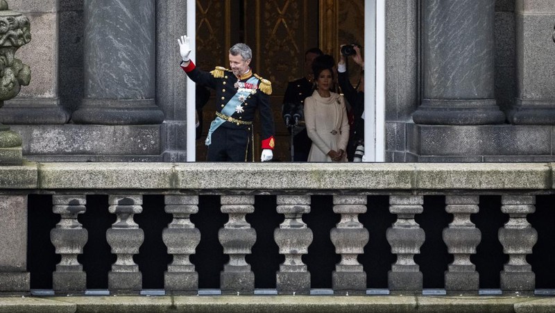 Frederik dinobatkan jadi raja Denmark. (Thomas Traasdahl / Ritzau Scanpix / AFP)