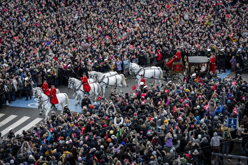 Frederik dinobatkan jadi raja Denmark. (Thomas Traasdahl / Ritzau Scanpix / AFP) Frederik dinobatkan jadi raja Denmark. (Thomas Traasdahl / Ritzau Scanpix / AFP)