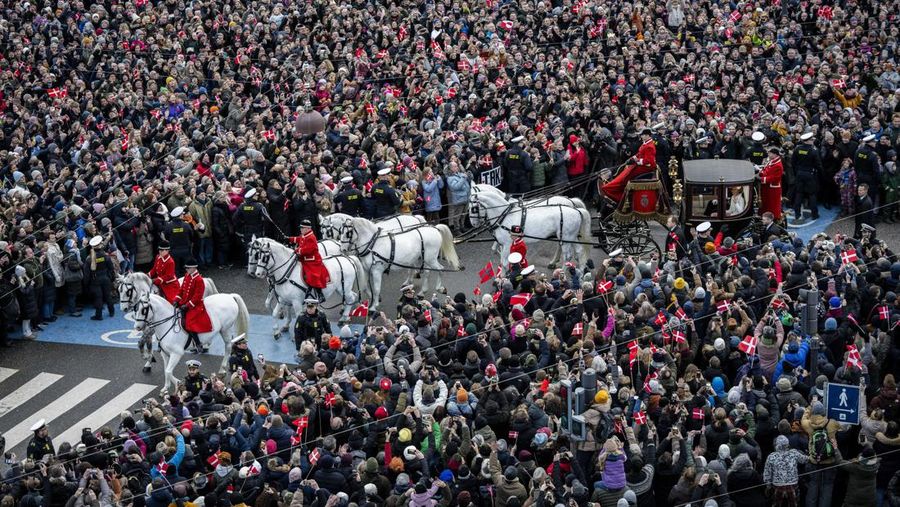 Frederik dinobatkan jadi raja Denmark. (Thomas Traasdahl / Ritzau Scanpix / AFP)