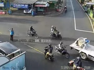 Lalin Jogja-Wonosari Pagi Ini Ramai, Didominasi Roda Dua