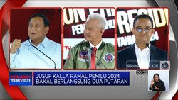 Video: JK Ramal Pilpres Bakal Berlangsung Dua Putaran