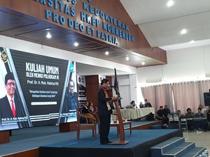 Mahfud Bicara Hukum Kalah dengan Politik, Apa Maksudnya?