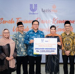 Lazismu Terima Amanah Rp 1,5 Miliar dari Unilever Indonesia