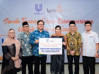 Lazismu Terima Amanah Rp 1,5 Miliar dari Unilever Indonesia