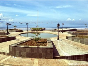 Telan Rp 15,6 M, Proyek Alun-alun Laut Sukabumi Mulur