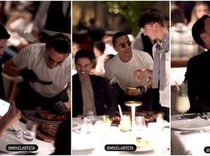 Bos Arsenal Makan di Restoran Salt Bae, Berujung Dihujat The Gooners