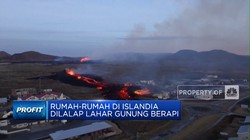 Video: Rumah-rumah di Islandia Dilalap Lahar Gunung Berapi