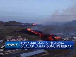 Video: Rumah-rumah di Islandia Dilalap Lahar Gunung Berapi